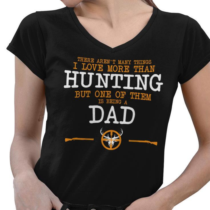 Hunting Dad Tshirt Women V-Neck T-Shirt