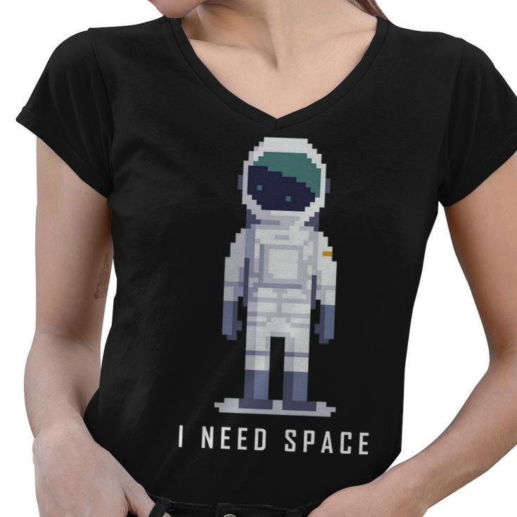 I Need Space V2 Women V-Neck T-Shirt