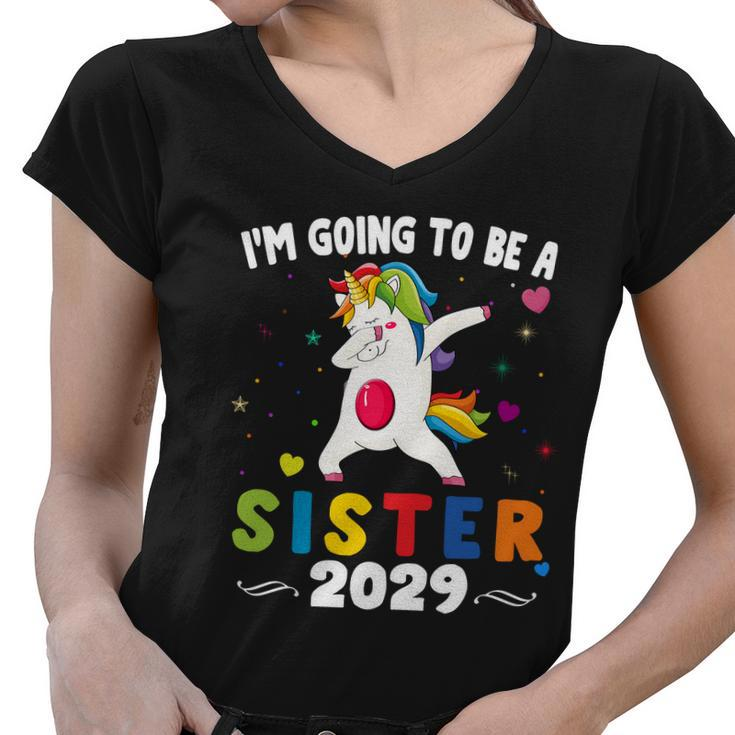 Im Going To Be Sister Big  Women V-Neck T-Shirt