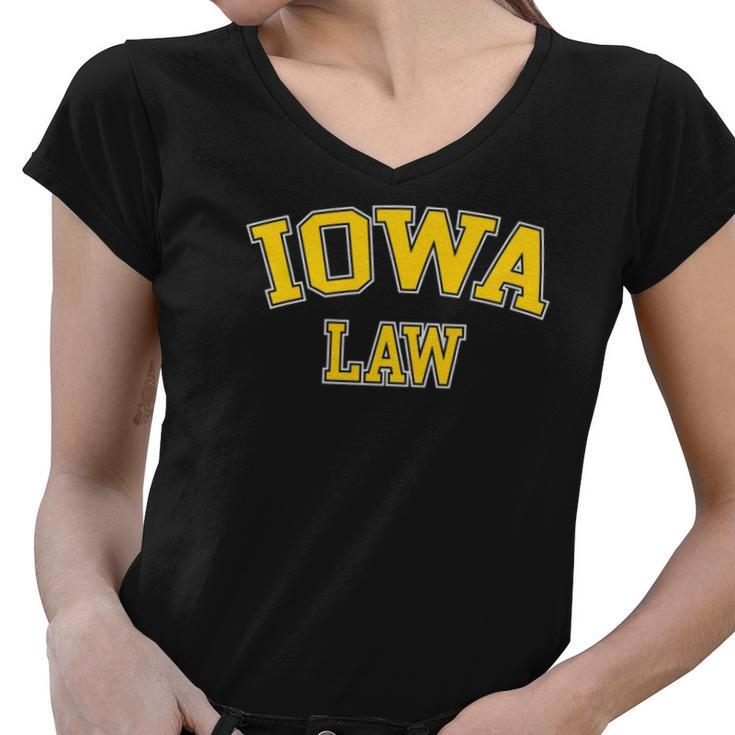 Iowa Law Iowa Bar Graduate Gift Lawyer College Women V-Neck T-Shirt
