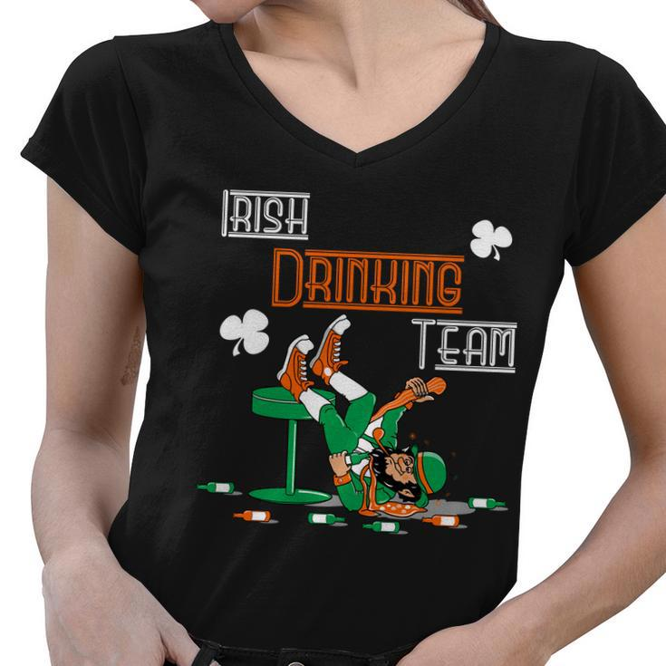 Irish Drinking Team Tshirt Women V-Neck T-Shirt
