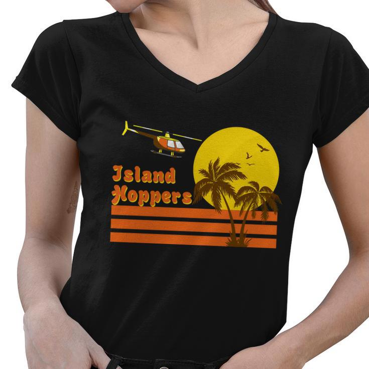 Island Hoppers Women V-Neck T-Shirt
