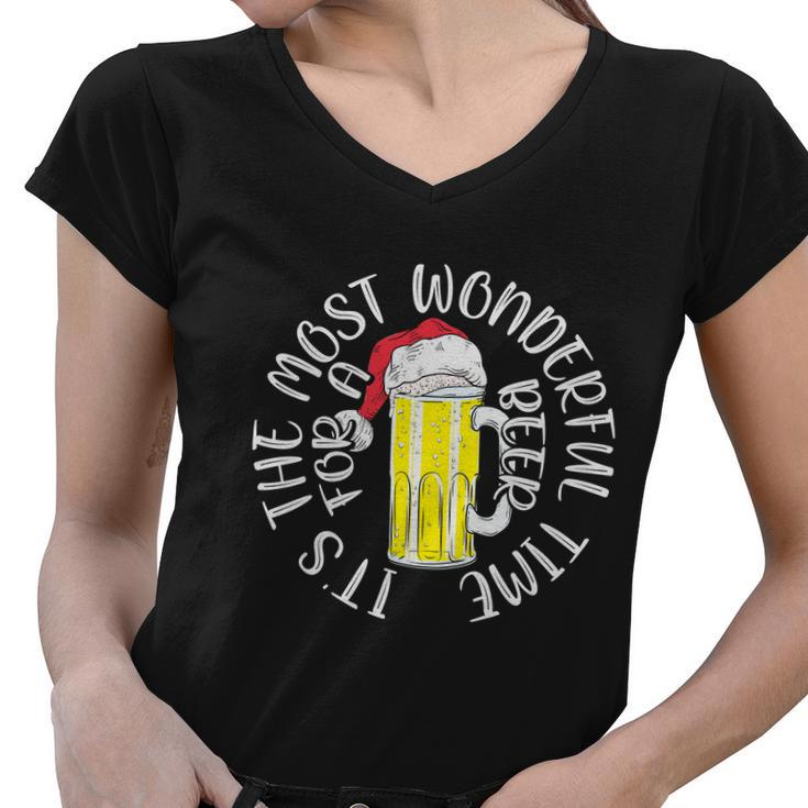 Its The Most Wonderful Time Christmas In July Women V-Neck T-Shirt
