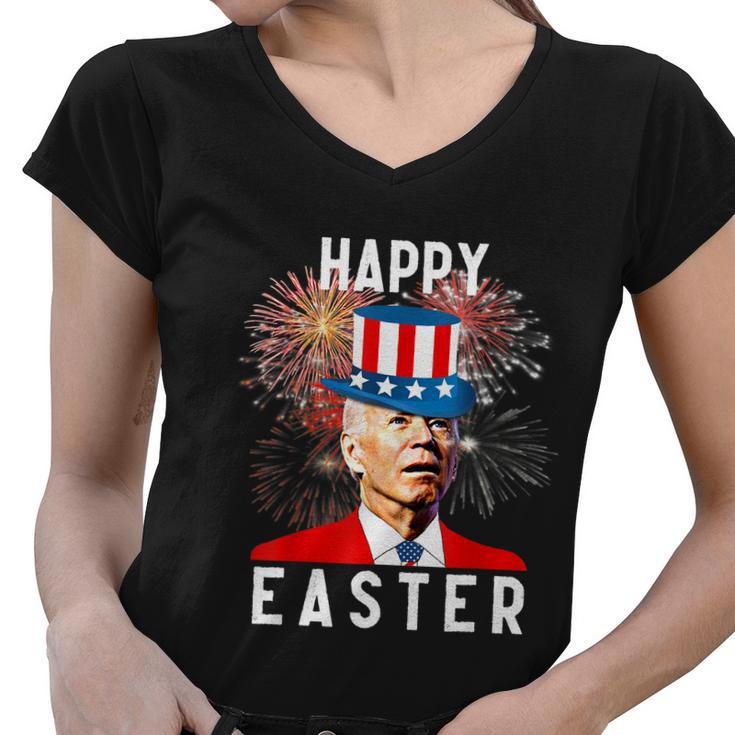 Joe Biden Happy Easter For Funny 4Th Of July Tshirt Women V-Neck T-Shirt
