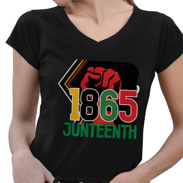 Juneteenth Freedom Day Emancipation Day Thank You Bag Style Meaningful Gift Women V-Neck T-Shirt