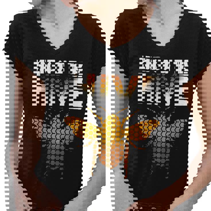 King Of The Hive Women V-Neck T-Shirt