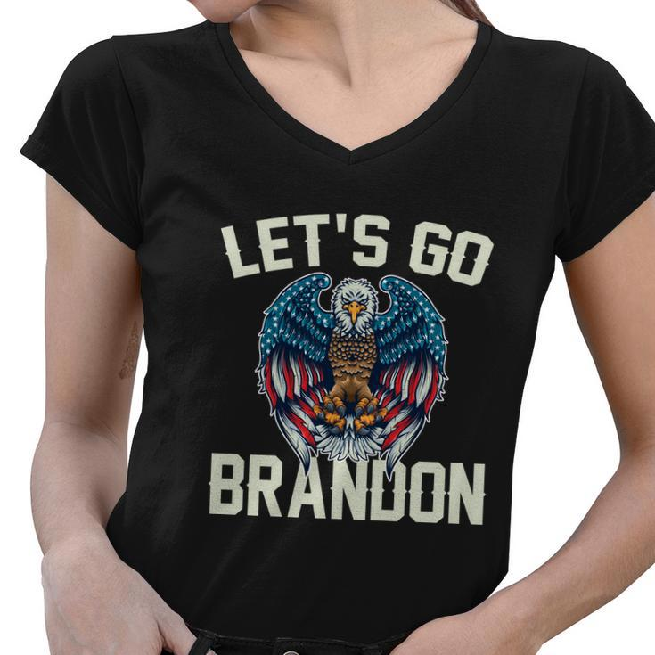 Lets Go Brandon Lets Go Brandon V2 Women V-Neck T-Shirt