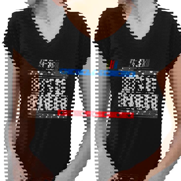 Lets Go Brandon Lets Go Brandon V2 Women V-Neck T-Shirt