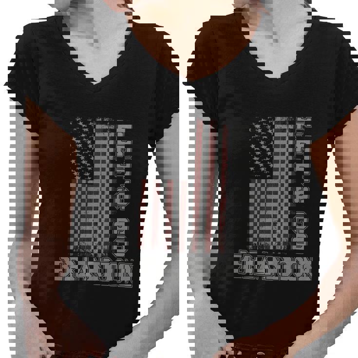 Lets Go Brandon Lets Go Brandon Women V-Neck T-Shirt