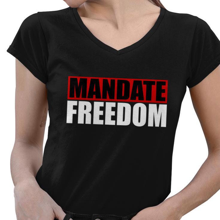 Mandate Freedom V2 Women V-Neck T-Shirt