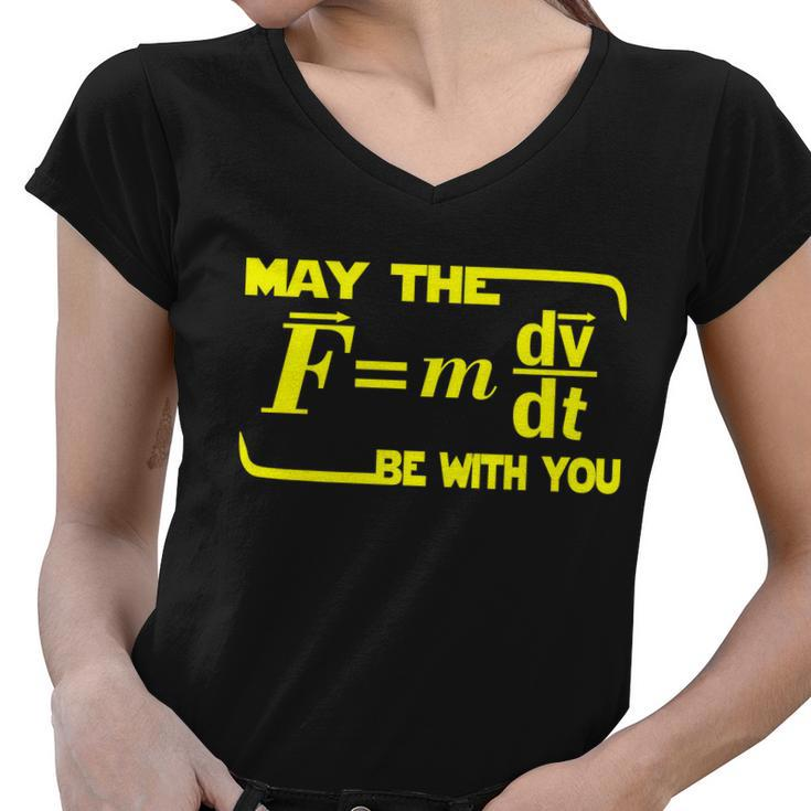 May The FMdvDt Be With You Physics Tshirt Women V-Neck T-Shirt