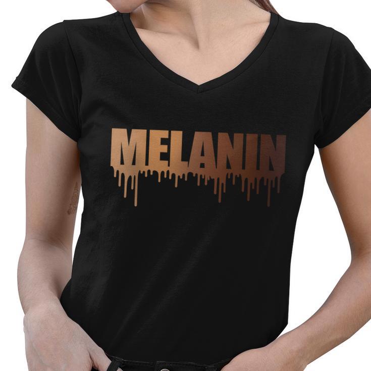 Melanin Tshirt Women V-Neck T-Shirt