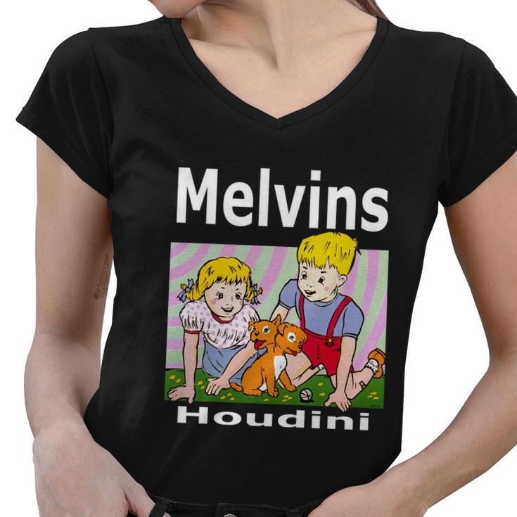 Melvins Houdini Tshirt Women V-Neck T-Shirt