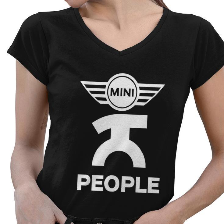 Mini Cooper People Women V-Neck T-Shirt
