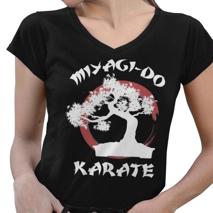 Miyagi-Do Karate Tshirt Women V-Neck T-Shirt