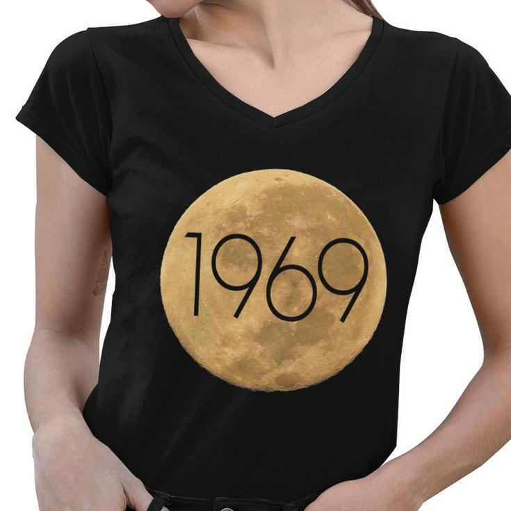 Moon Landing 1969 Apollo  Women V-Neck T-Shirt
