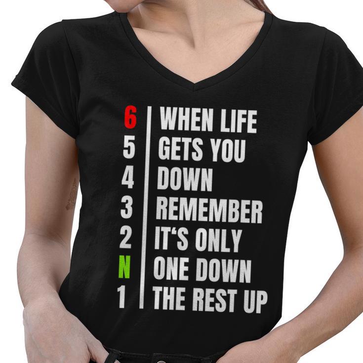 Motorbike Gears Joke | Biker Motorcycle Rider | Mens Women V-Neck T-Shirt