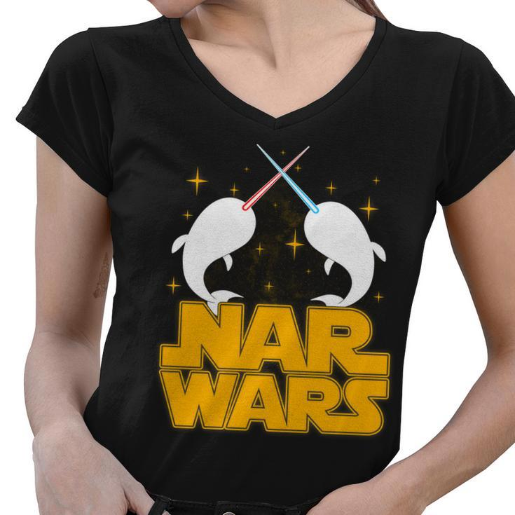 Nar Wars Women V-Neck T-Shirt