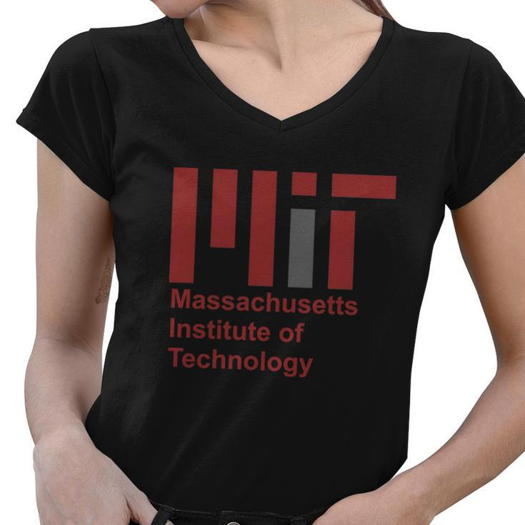 New Massachusetts Institute Of Technology Women V-Neck T-Shirt