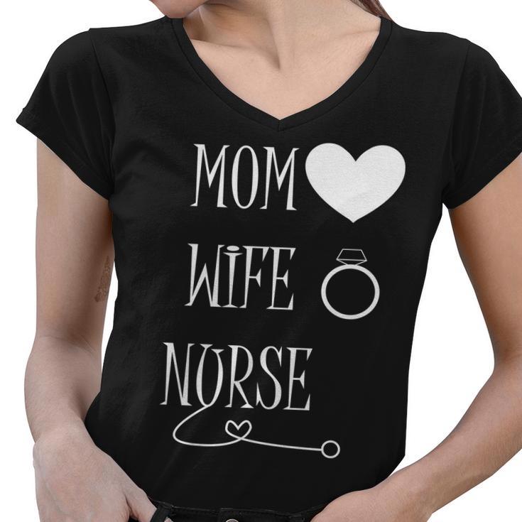 Nurse Mom Tshirt Women V-Neck T-Shirt