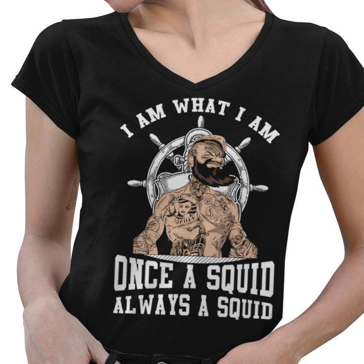 Once A Squid Women V-Neck T-Shirt