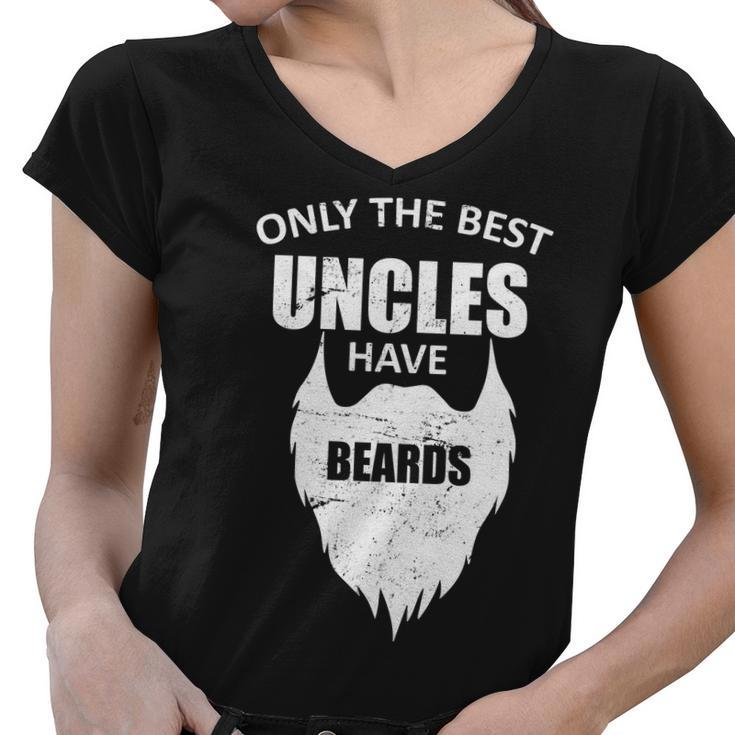 Only The Best Uncles Have Beards Tshirt Women V-Neck T-Shirt