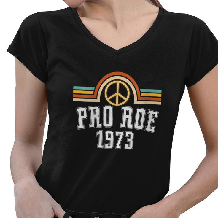 Peace Rainbow Feminism Womens Rights Choice Women V-Neck T-Shirt