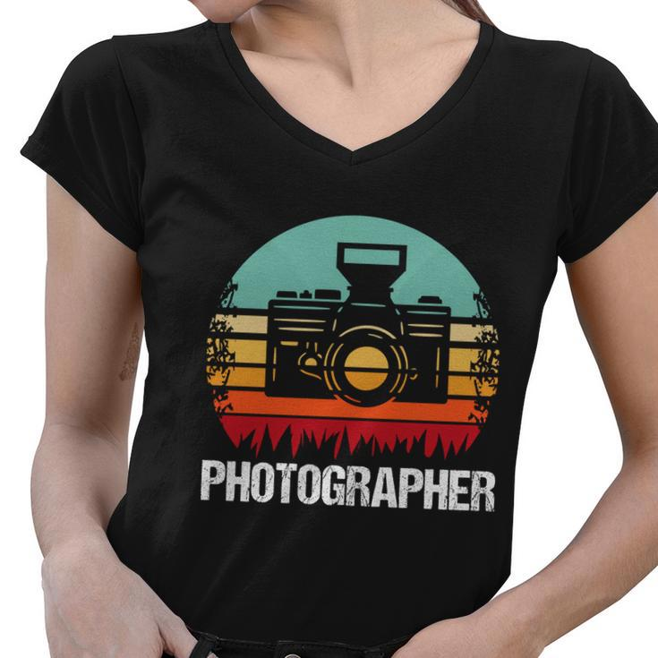 Photographer Photographer Gift V2 Women V-Neck T-Shirt