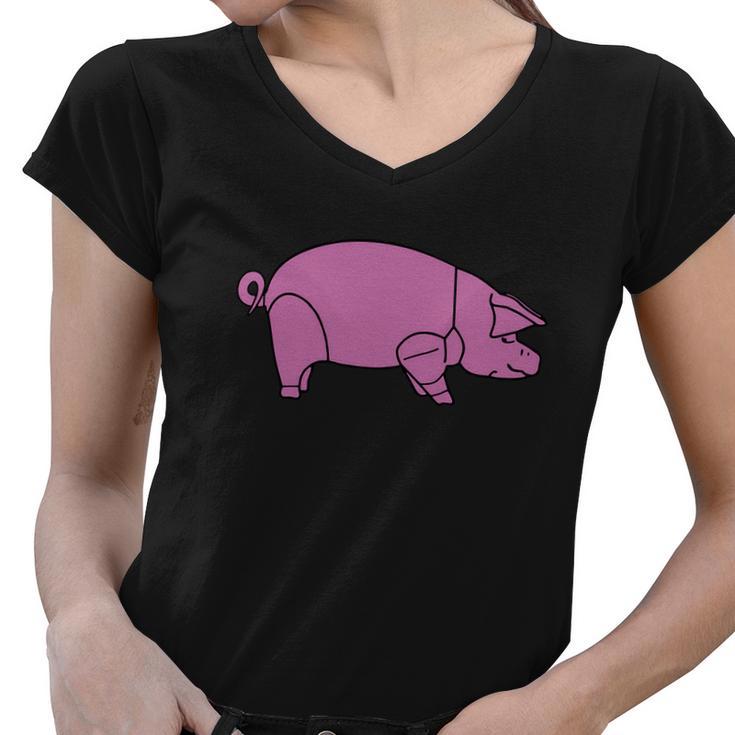 Pig As Worn By Dave Gilmour Tshirt Women V-Neck T-Shirt