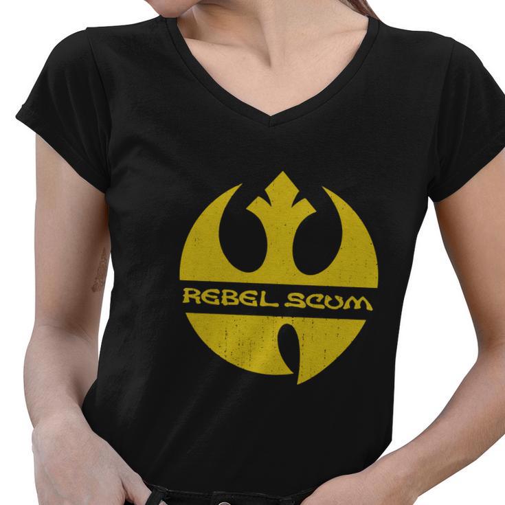 Rebel Scum Tshirt Women V-Neck T-Shirt