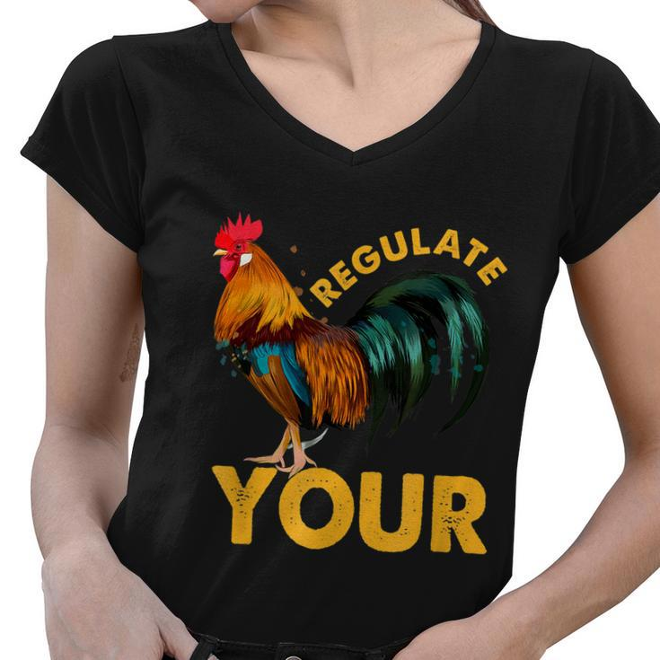 Regulate Your Cock Pro Choice Feminism Womens Rights Prochoice Women V-Neck T-Shirt