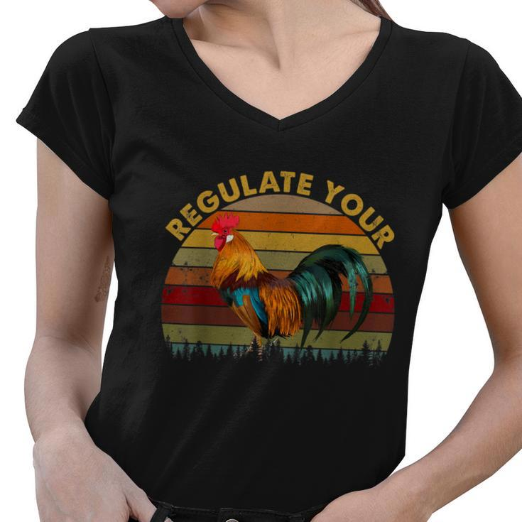 Regulate Your DIck Pro Choice Feminist Womenns Rights Women V-Neck T-Shirt