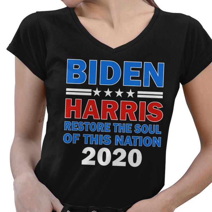 Restore The Soul Of This Biden Harris 2020 Tshirt Women V-Neck T-Shirt