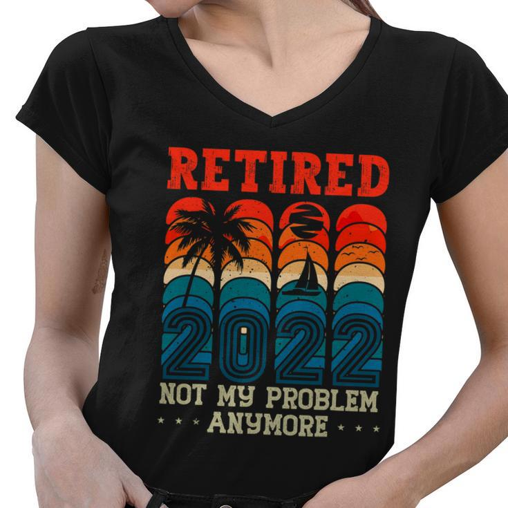 Retirement Gifts For Men & Women Funny Legend Retired 2022 Tshirt Women V-Neck T-Shirt