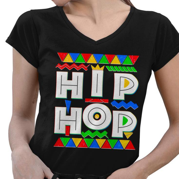 Retro 90S Hip Hop Women V-Neck T-Shirt