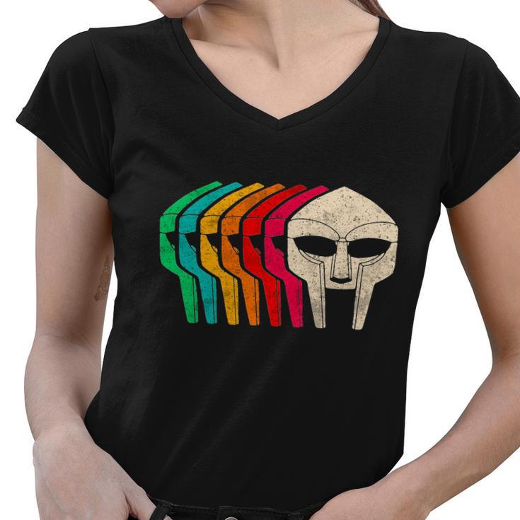 Retro Doom Women V-Neck T-Shirt