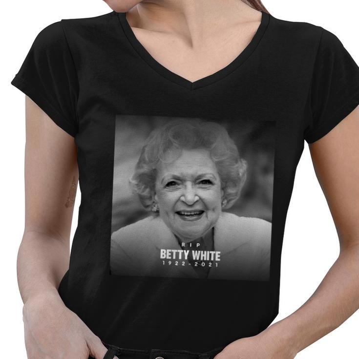 Rip Betty White Women V-Neck T-Shirt