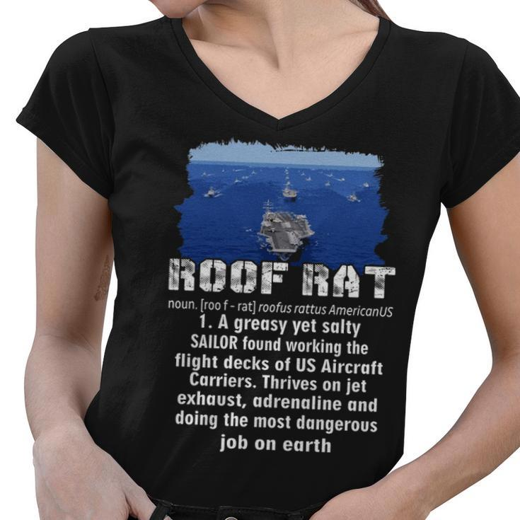 Roof Rat Women V-Neck T-Shirt