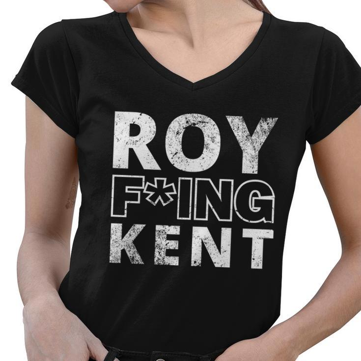 Roy Freaking Kent Vintage V2 Women V-Neck T-Shirt