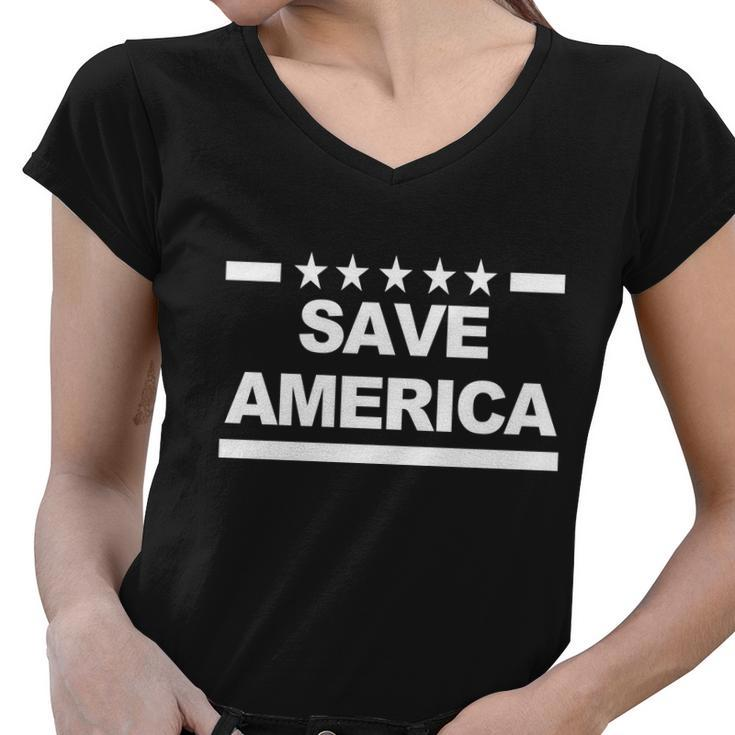 Save America Pro American Women V-Neck T-Shirt