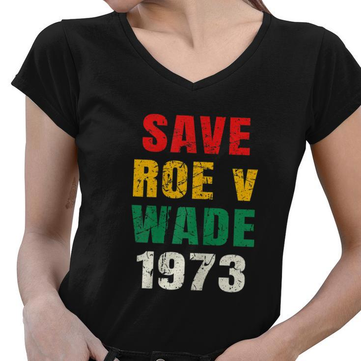 Save Roe V Wade Pro Choice Feminist  Women V-Neck T-Shirt