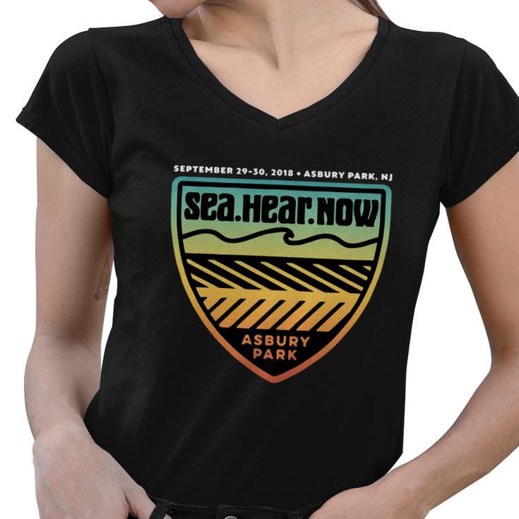 SeaHearNow Festival 2021 Gusraisa Tshirt Women V-Neck T-Shirt