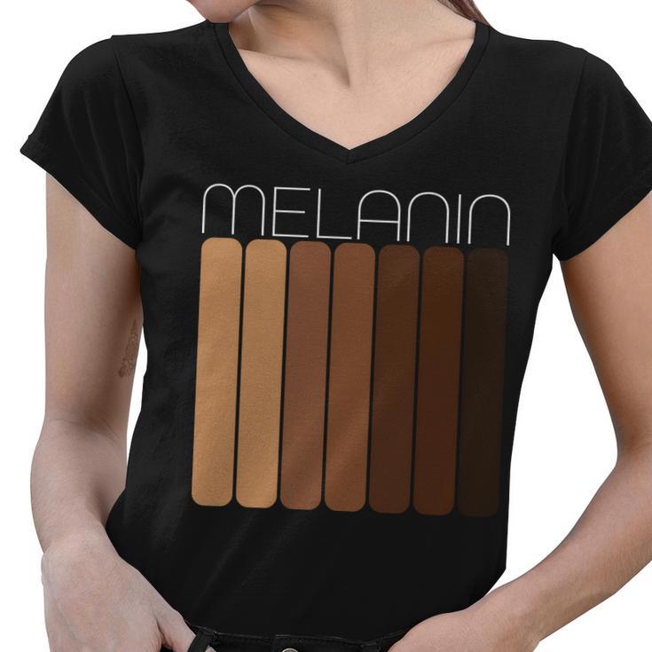 Shades Of Melanin Tshirt Women V-Neck T-Shirt