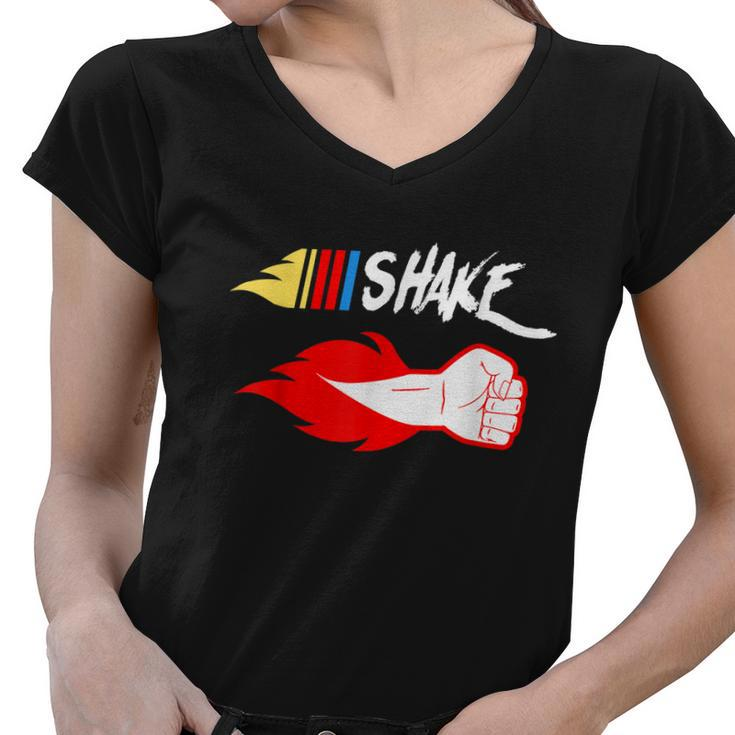 Shake And Bake Shake Tshirt Women V-Neck T-Shirt