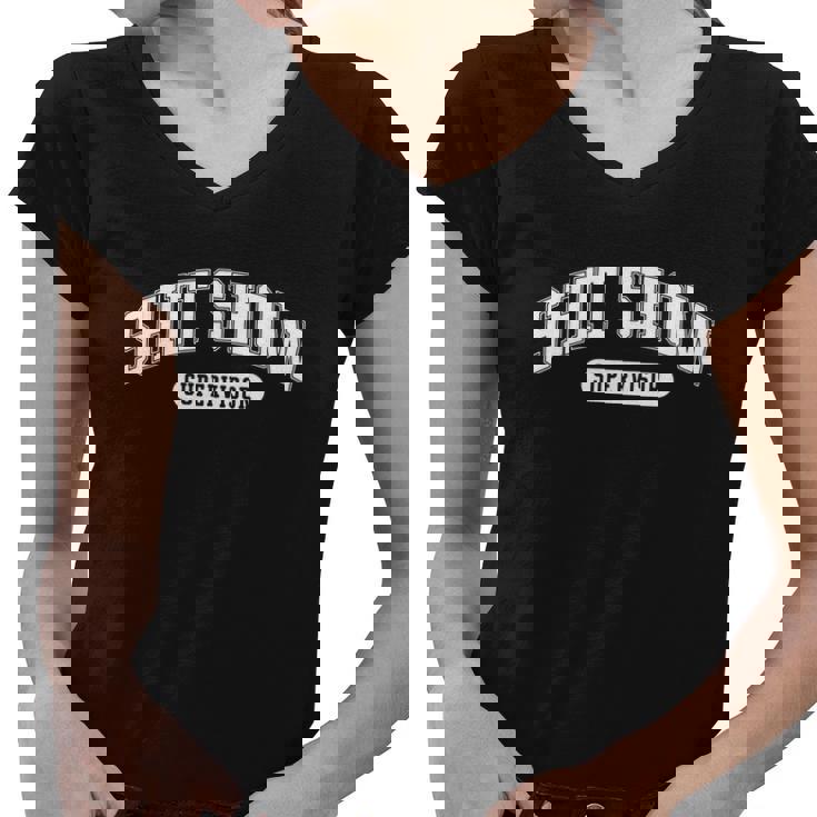 Shit Show Supervisor Tshirt Women V-Neck T-Shirt