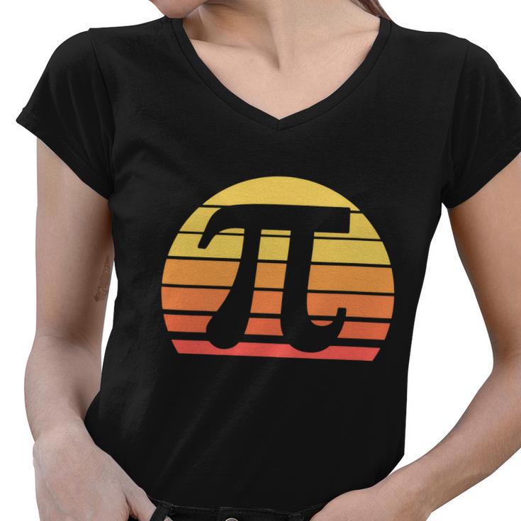 Simple Pi Symbol Shirt National Pi Day Gift Tshirt Women V-Neck T-Shirt