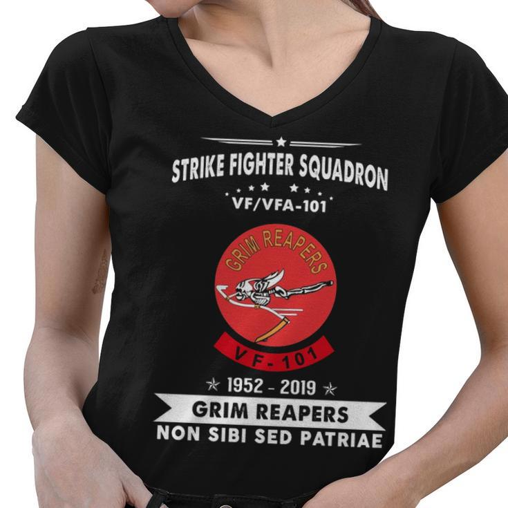 Strike Fighter Squadron Vf 101 Vfa  Women V-Neck T-Shirt