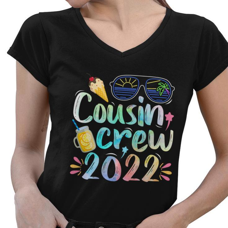 Summer Vacation Cousin Crew 2022 Funny Gift Women V-Neck T-Shirt
