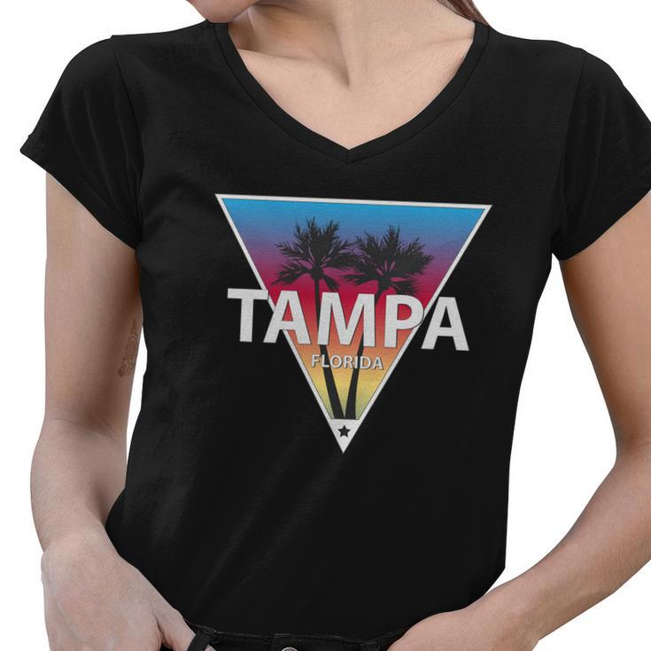 Tampa Florida Women V-Neck T-Shirt