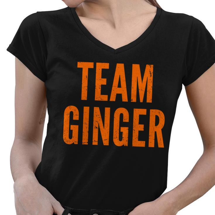 Team Ginger Tshirt Women V-Neck T-Shirt
